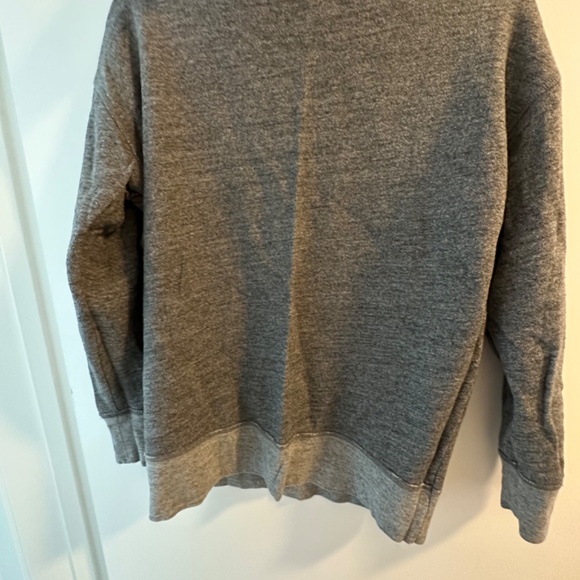 J Crew Gray Geometric Print Crewneck Sweater - Picture 3 of 5